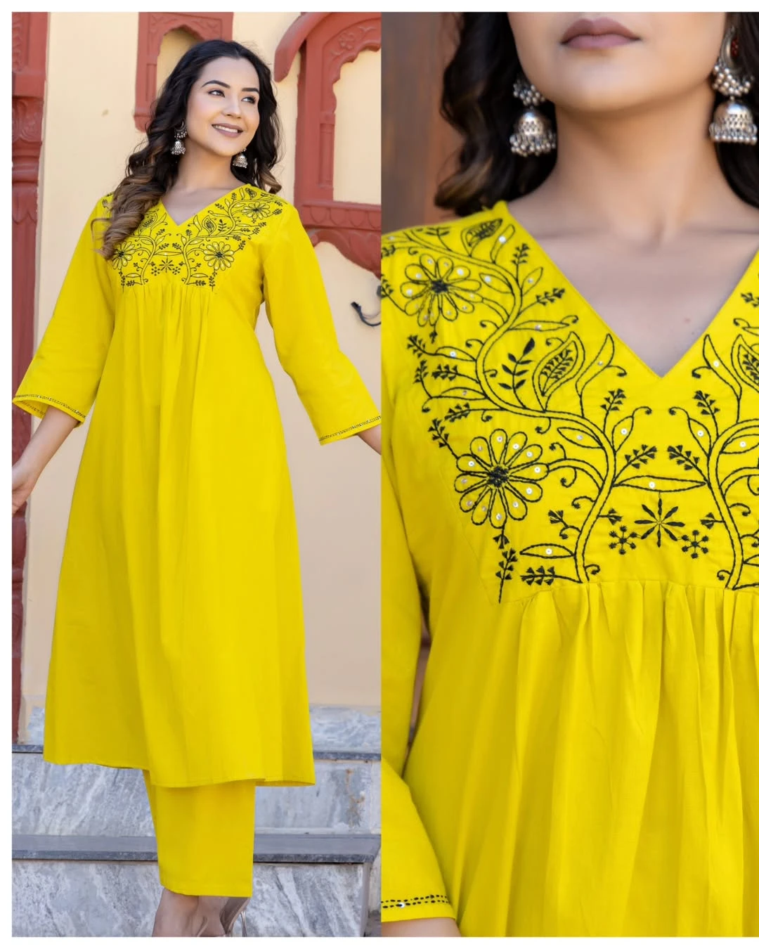 Timeless Charm Cotton Slub Co-ord Set